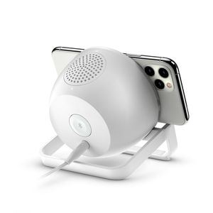 BELKIN Qi Wireless Charging Stand + Speaker White / AUF001vfWH (AUF001VFWH)