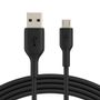 BELKIN MICRO-USB/USB-A CABLE PVC 1M BLACK CABL