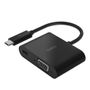 BELKIN USB-C to HDMI+Charge Adapter BLK 60W