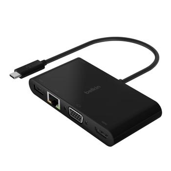 BELKIN USB-C Video Adapter HDMI VGA DVI DIS (AVC004BTBK)