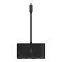 BELKIN USB-C to Gigabit-Ethern. HDMI/ VGA/ USB-A-Adapter,  black (AVC005BTBK)