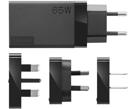 Lenovo 65W USB-C Travel Adapter - strømadapter - 65 watt (40AW0065WW)
