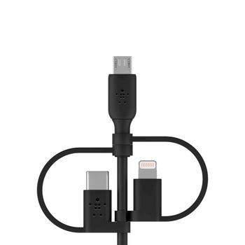 BELKIN BOOST CHARGE UNIV CHARG CABLE LIGHT/ MICRO-USB/ USB-C TO-A 1M BL CABL (CAC001BT1MBK)