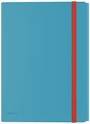 LEITZ 3-klap elastikmappe Cosy PP A4 blå