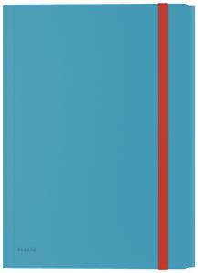 LEITZ 3-klap elastikmappe Cosy PP A4 blå (46190061*10)