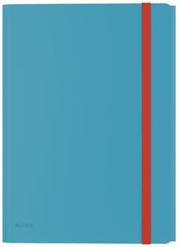 LEITZ 3-klap elastikmappe Cosy PP A4 blå (46190061*10)