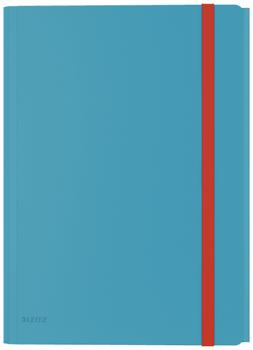 LEITZ 3-klap elastikmappe Cosy PP A4 blå (46190061*10)