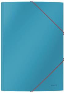 LEITZ 3-klap elastikmappe Cosy karton A4 blå (30020061*10)