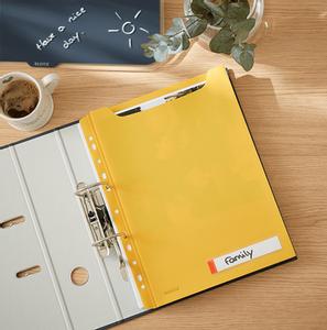 LEITZ Kataloglomme Cosy PP A4 gul (3) (46680019*12)