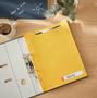 LEITZ Kataloglomme Cosy PP A4 gul (3) (46680019*12)