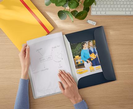 LEITZ Presentasjonsmappe Leitz Cosy PP 20L Grå (46700089)