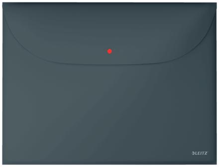 LEITZ Sekretessficka Cosy A4 PP Grå, 3st (47090089*12)