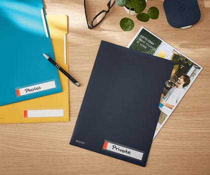 LEITZ Omslag Privacy Leitz Cosy A4 PP Grå pk/3 (47080089*3)