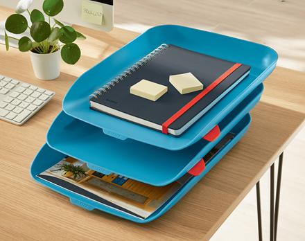 LEITZ Brevkurvsett 3 stk. Cosy Blå (3) (53582061)