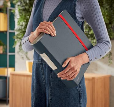 LEITZ Brevordner Leitz Active Cosy A4/80mm Grå (10380089*6)