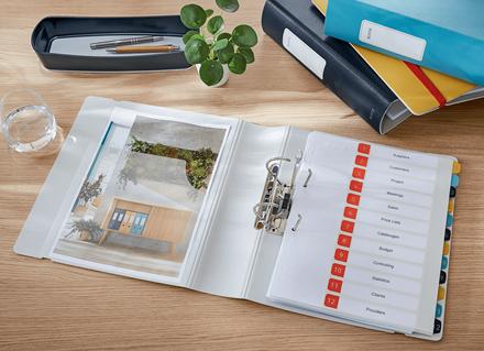 LEITZ LAF Active PP Cosy A4/80mm  Gul (10380019*6)