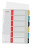 LEITZ Register printbar PP A4+ 1-6 Cosy farver