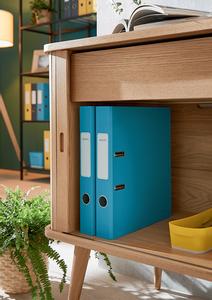 LEITZ 180° Cosy brevordner Soft Touch, A4, 5 cm, rolig blå (10620061)