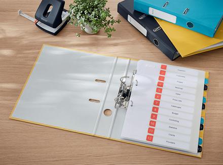 LEITZ Smalordner Leitz 180° Cosy A4/50mm Gul (10620019*6)