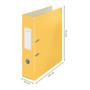 LEITZ Lever Arch File 180 Cosy A4 80mm Warm Yellow (Pack 6) - 10610019 (10610019)