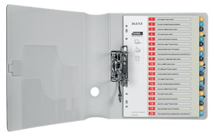 LEITZ Register PP A4+ 1-20 Cosy (12490000*10)