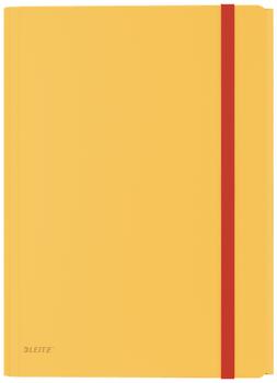 LEITZ 3-klaffmapp Cosy A4, PP, Gul (46190019*10)