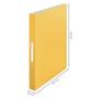 LEITZ Ringbinder Cosy A4 Polypropylene 2RR 25mm Warm Yellow (Pack 10) - 42380019 (42380019)