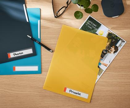 LEITZ Omslag Cosy PP A4 gul (3) (47080019)