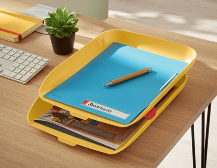 LEITZ Sekretessmapp Cosy A4 PP Blå, 3/fp (47080061*12)