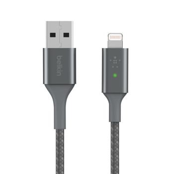 BELKIN SMART LED USB-A TO LIGHT CABLE 1.2M GREY CABL (CAA007BT04GR)