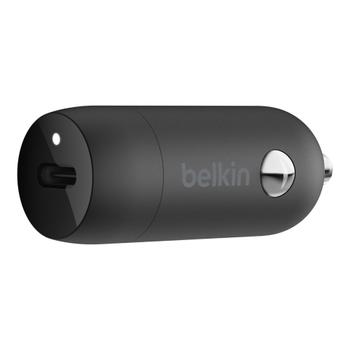 BELKIN 20W PD Car Charger+Lightning USB-C Cable - (CCA003BT04BK)