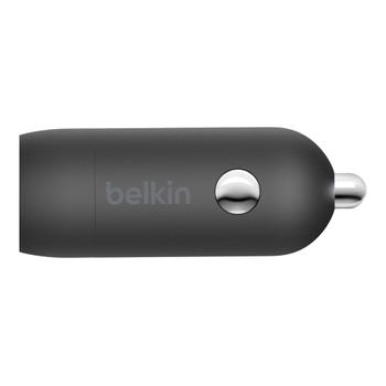 BELKIN 20W PD Car Charger+Lightning USB-C Cable - (CCA003BT04BK)