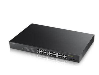 ZYXEL GS1900-24HPv2 24-port GbE Smart Managed PoE Switch with GbE Uplink (GS190024HPV2-EU0101F)