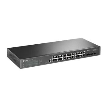 TP-LINK TL-SG3428X 10Gbit managed switch 24x Gigabit RJ45 Ports 4x 10G SFP+ Slots RJ45/ Micro-USB Console Port (TL-SG3428X)