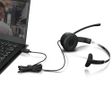 LENOVO o 100 - Headset - on-ear - wired - USB-A - black (4XD1B61617)