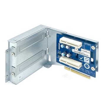 QNAP RISERCARDMOD 1 X PCIE 3 X8 TO 2XPCIE 3X4 X73AU SHORT DEPTH 2U ACCS (BRKT-RISER-2P-2U)