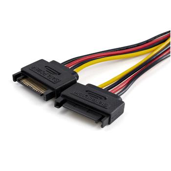 STARTECH DUAL SATA TO LP4 POWER CABLE ADAPTER - PVC JACKET - 18 AWG CABL (DSATPMOLP4)