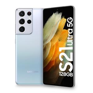 SAMSUNG Galaxy S21 Ultra 5G 128GB - Silver (SM-G998BZSDEUE)