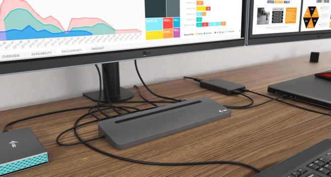 I-TEC Metal Usb-C Ergonomic 4K 3X  (C31FLATDOCKPDPRO)