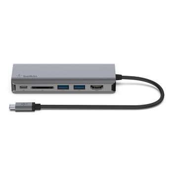 BELKIN USB C 6IN1 MULTIPORT HUB   PERP (AVC008BTSGY)