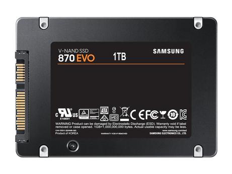 Samsung 870 EVO 1TB SSD 2.5" SATA 6Gb/s (MZ-77E1T0B/EU)