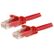 STARTECH 1M CAT6 RED SNAGLESS GIGABIT ETHERNET RJ45 CABLE MALE TO MALE CABL