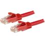 STARTECH "Cat6 Patch Cable with Snagless RJ45 Connectors - 1m, Red"	