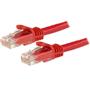 STARTECH "Cat6 Patch Cable with Snagless RJ45 Connectors - 1m, Red" (N6PATC1MRD)