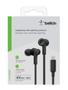 BELKIN Bedraad Koptelefoon Onder het oor Lightning Met microfoon Stereo Zwart (G3H0001BTBLK)