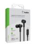 BELKIN Bedraad Koptelefoon Onder het oor Lightning Met microfoon Stereo Zwart (G3H0001BTBLK)
