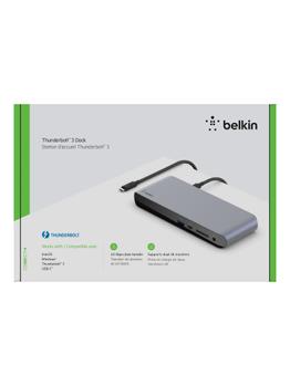 BELKIN NEXT GEN THUNDERBOLT 3 DOCK WITH 0.8M CABLE (F4U097VF)