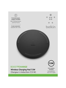 BELKIN 10W Wireless Charging Pad with PSU & Mic (WIA001VFBK)