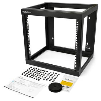 STARTECH 9U WALL-MOUNT RACK OPEN FRAME 18 IN. DEEP - STEEL RACK (RK919WALLO)