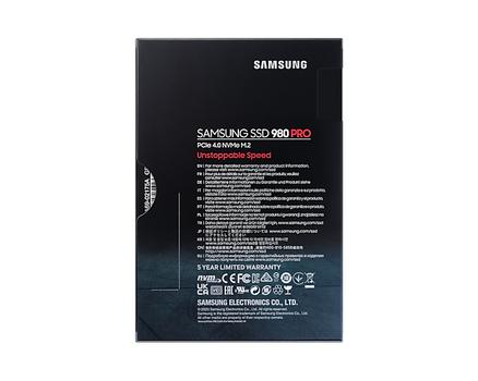 SAMSUNG 980 PRO SSD 2TB M.2 NVMe (MZ-V8P2T0BW)